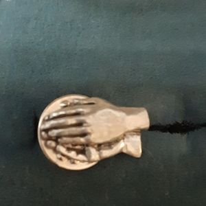 Praying Hands Tac, Coat, Hat pin